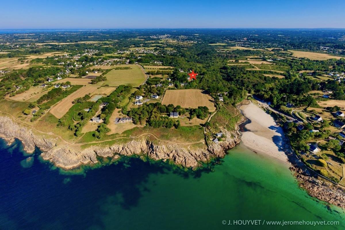 Villa Tidinghi, Plage De Rospico A Pied Nevez Luaran gambar
